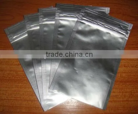 High quality aluminum foil zipper bag