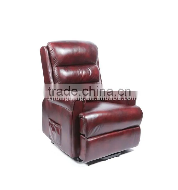 Comfortable and professional design reclining stanley leather sofa india