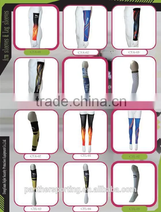custom sublimation compression sports arm sleeves