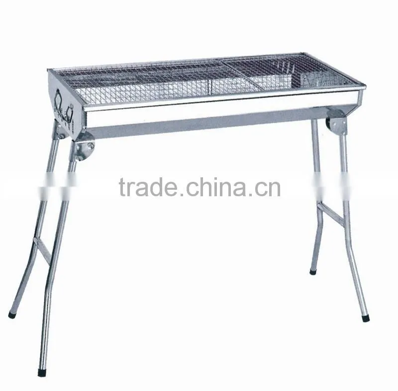 Stainless Steel Outdoor Barbecue Grill with Barbecue Grill Table