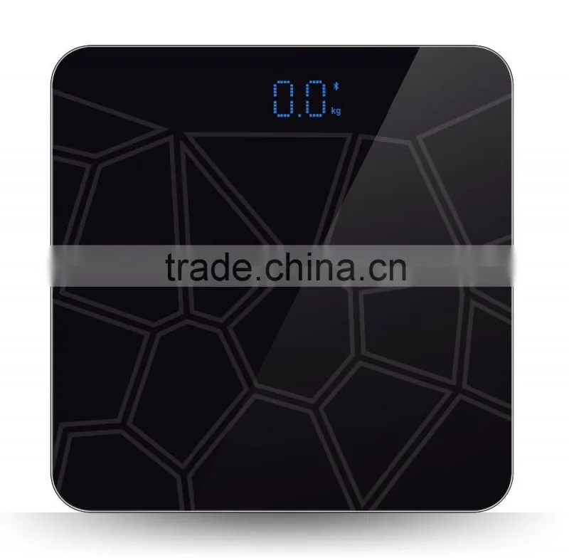 Electronic precision body fat bathroom bluetooth scale