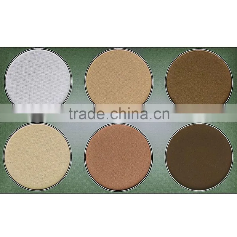 6-color and multicolor Pressed Powder and concealer powder