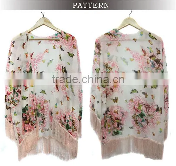 flower printed batik beach sarong