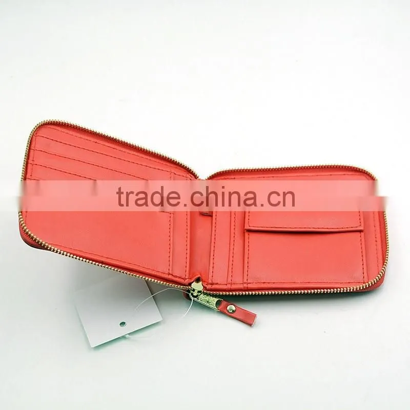 OL style foldable fake leather ladies' purse women purse