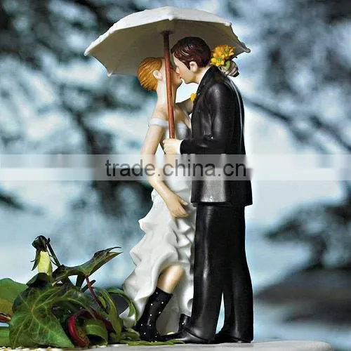 Football Wedding Cake Toppers