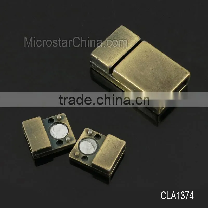 High quality zinc alloy material magnetic jewelry clasps for sale