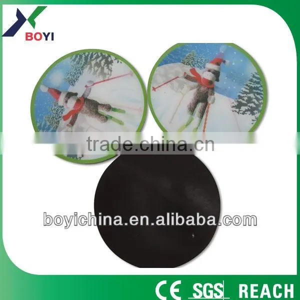 Promotional china supplier 3d christmas souvenir fridge magnet 2014