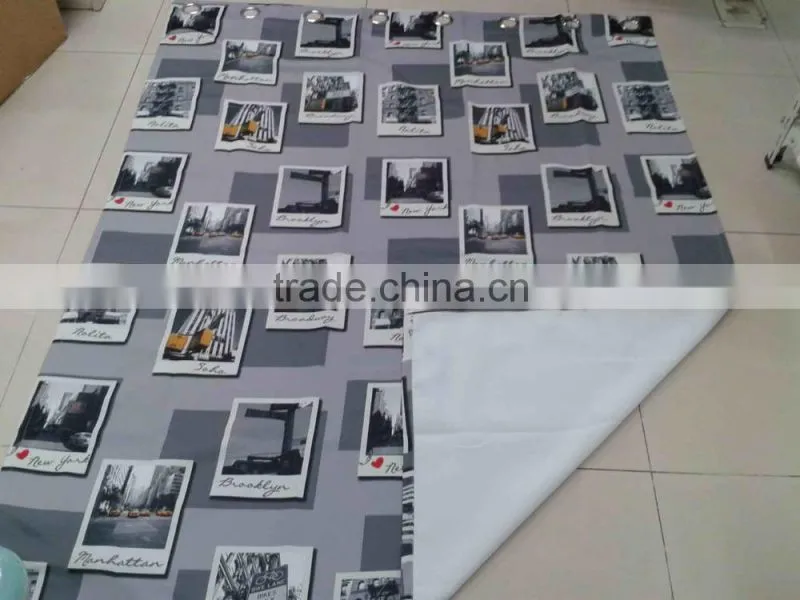 New curtain microfiber curtain eyelet curtain