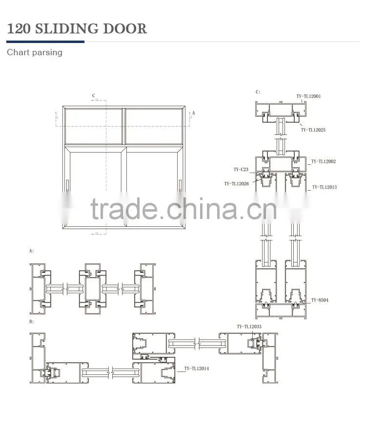 Aluminium Stained Glass Windows And Doors Profile