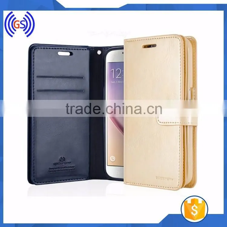 Distribute Mercury goospery business style flip leather phone case for samsung galaxy j3
