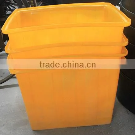 Natural Solid Plastic Rectangular Stacking Tank --120L