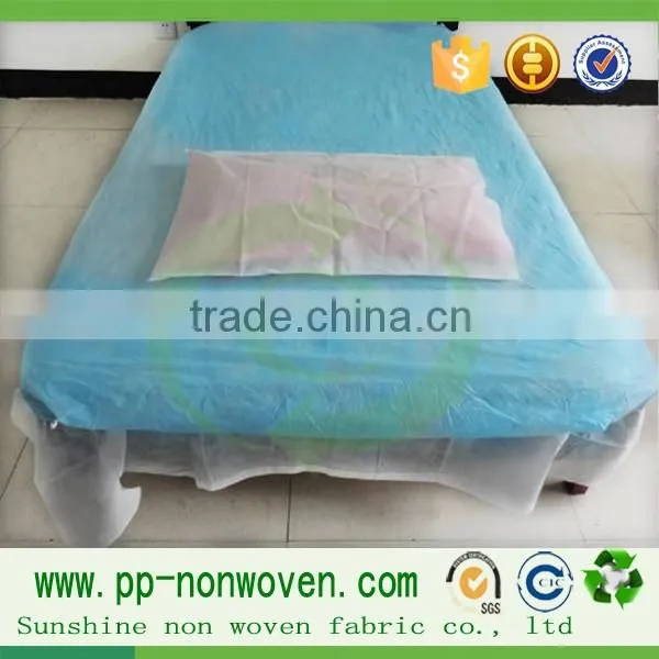 Nonwoven bed sheet disposable spunbond roll bed sheet waterproof