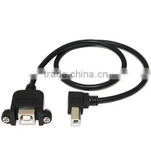 USB type B Female Panel Mount Cable