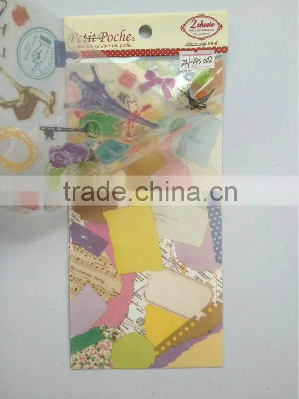 Custom cartoon figure bubbles Sticker book