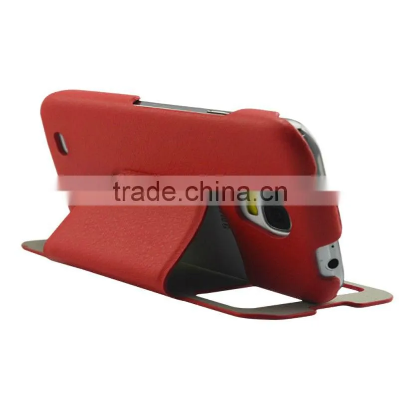 Window view flip cover case for samsung galaxy s4