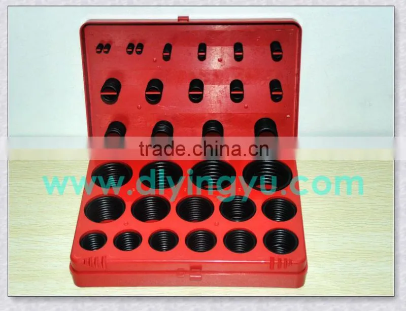 CHINA SUPPLIERS DIFFERENT TYPES RED O RING KITS/BOXES