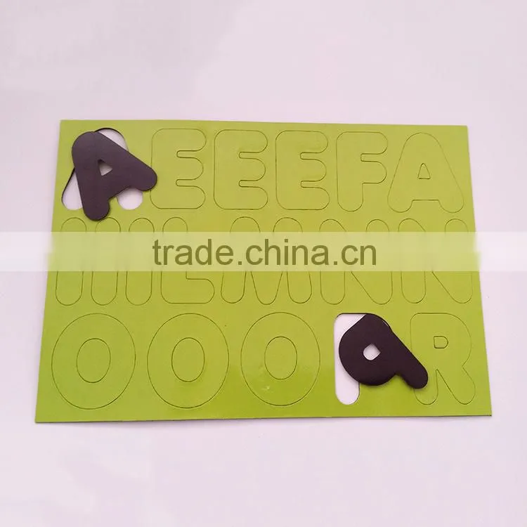 Paper eductional fridge magnets for kids