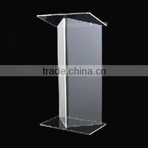 Custom acrylic podium pulpit lectern