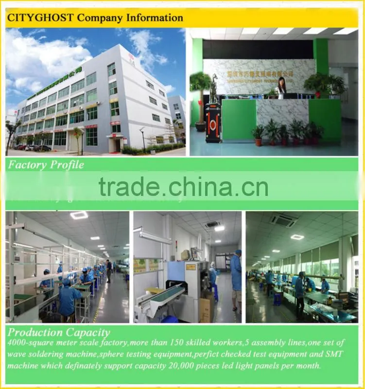 48W 595x595 600x600 square led ceiling office panel lighting with factory price IP44 CE&ROHS