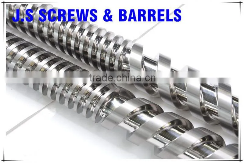 80/156 conical twin screw and barrel for extrusion machine