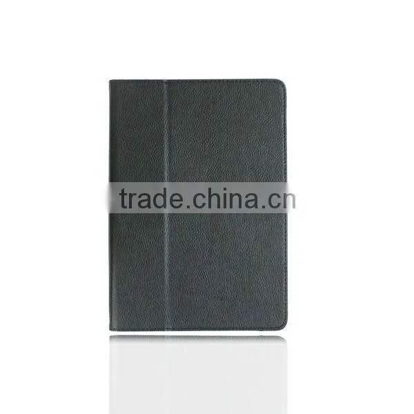 PU stand leather cover case for Samsung note 10.1 with wrist band
