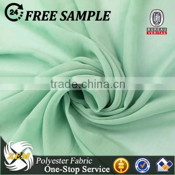 Brand new french silk chiffon fabric for wedding dress