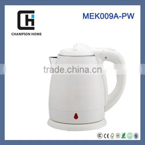 Plastic and Stainless steel Eletric Water Kettle with CE CB Certification