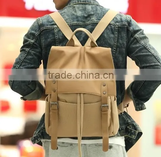 backpack canvas and leather bag, canvas backpack