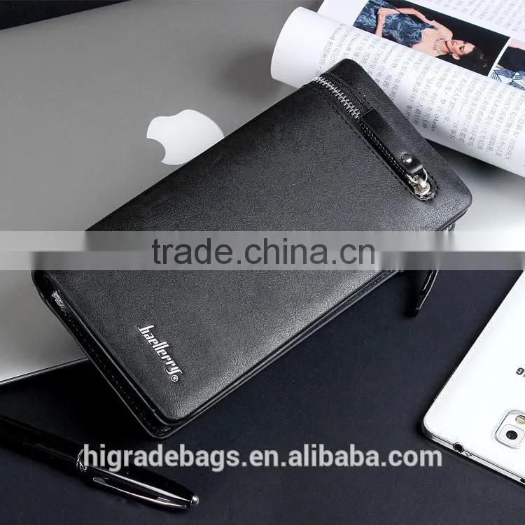 hotsale Baellery Men Business PU leather wallet for young man