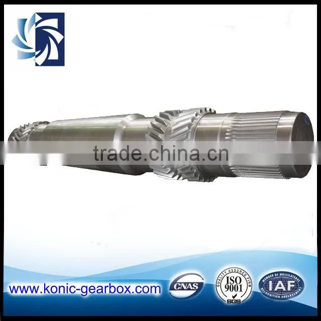 Herringbone gear shaft, customized nonstandard gear shaft, high quality gearbox part