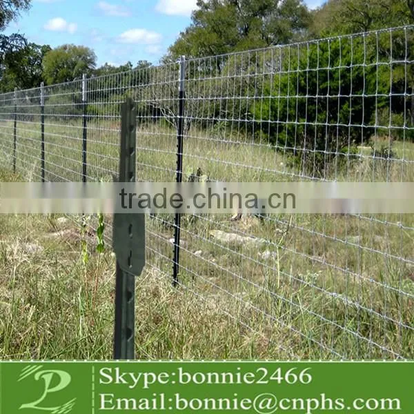 High quality Green painted Round fence post