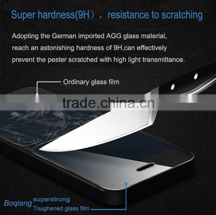 for iphone 6 full screen tempered glass, No crash metal frame