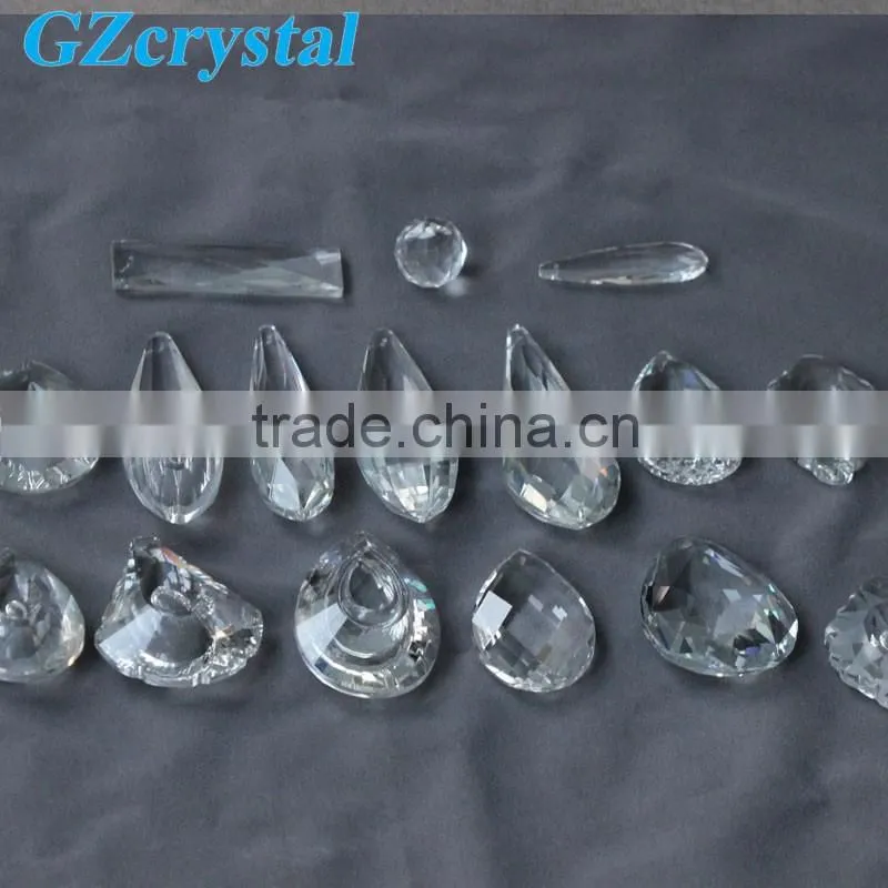 Rock crystal chandelier pendant
