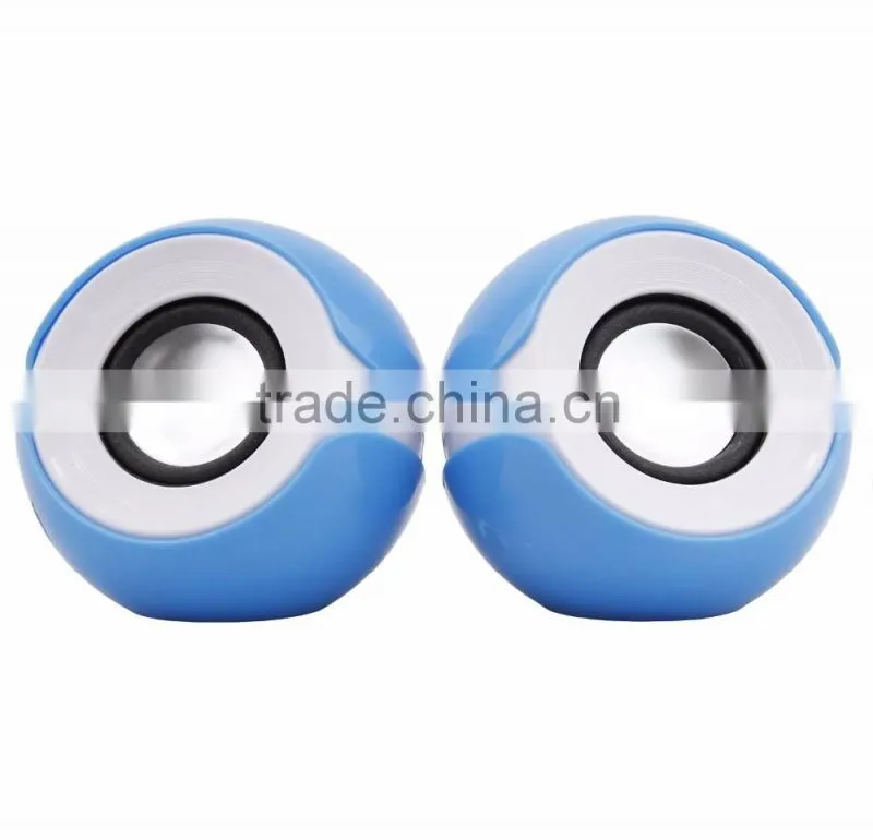 Hot sale Mini Speakers Fashion Blue USB Speakers