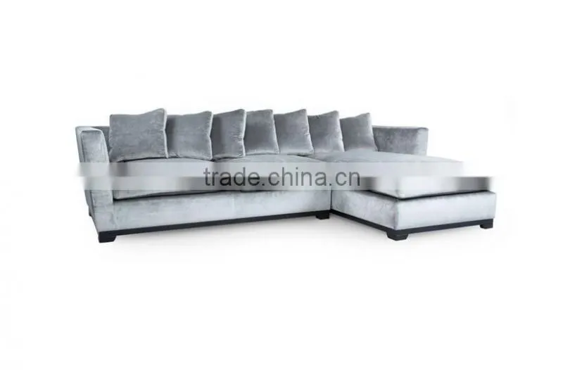 Modern Living Room Sofa Set with L-Shaped Fabric Corner Sofa in Living Room Furniture of Cheap Sofa Set