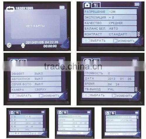 Original F500LHD car black box Night Vision Full HD 1920x1080P (30fps) 120 View Angle H.264 car dvr F500