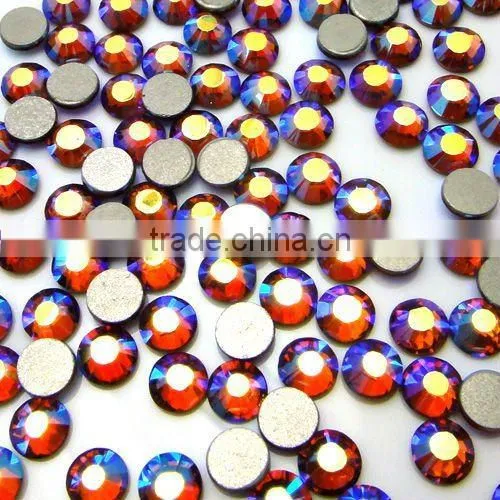 UNITE Flat back rhinestones Topaz AB