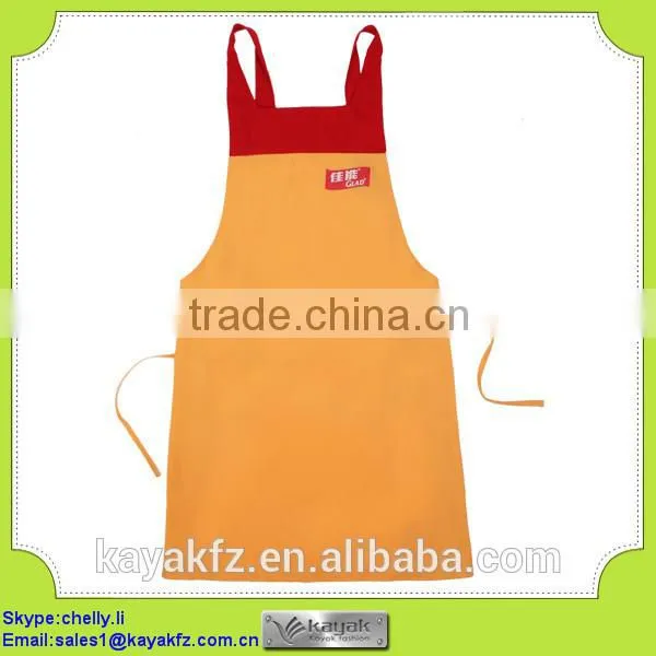 custom made cotton bib stripe blue apron for cheaf