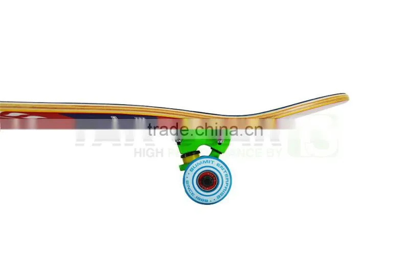High quality 31x8 inches 7 ply 100% canadian maple short Skateboards maple wood skateboards