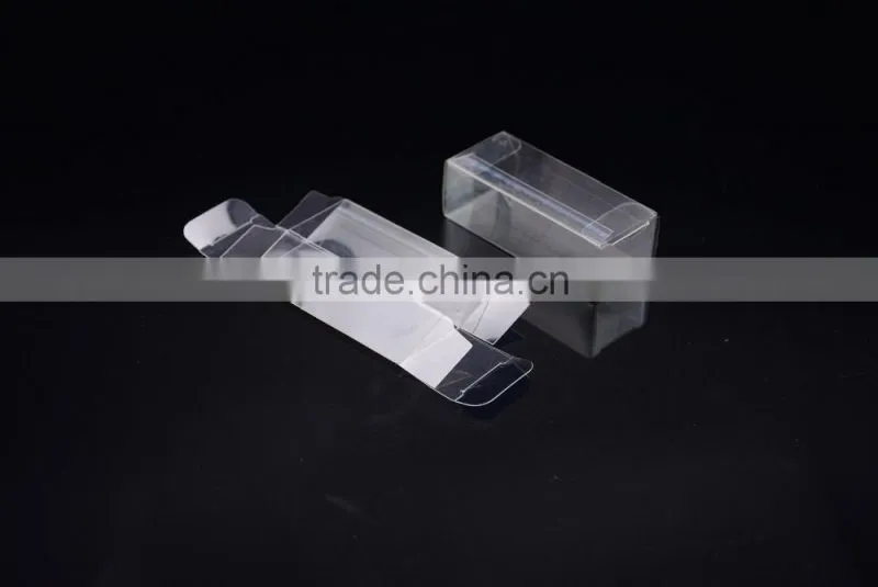 transparent plastic gift folding box