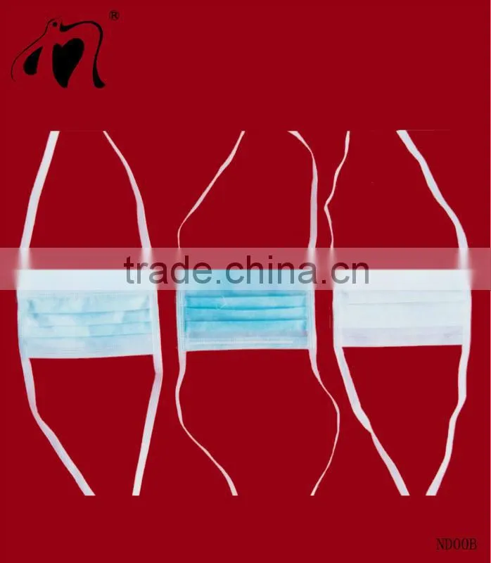 long band non-woven face mask