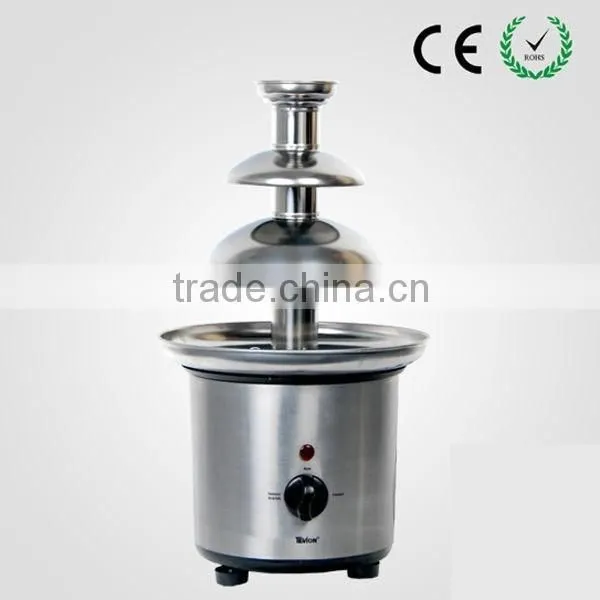 3 tiers wholesale Mini Home mini chocolate fountain, best wedding chocolate fountain