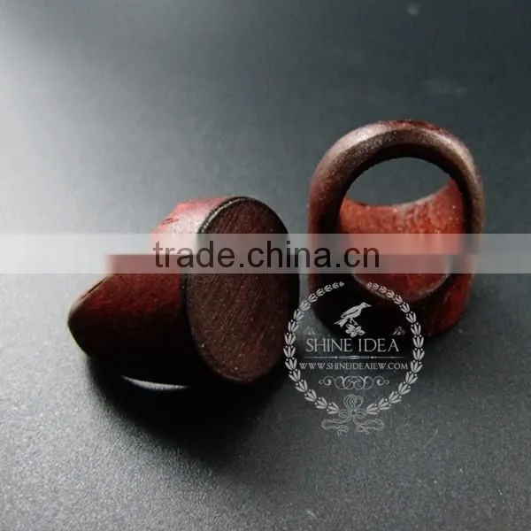 22mm setting size natural wood round ring DIY painting bezel ring supplies 1210011