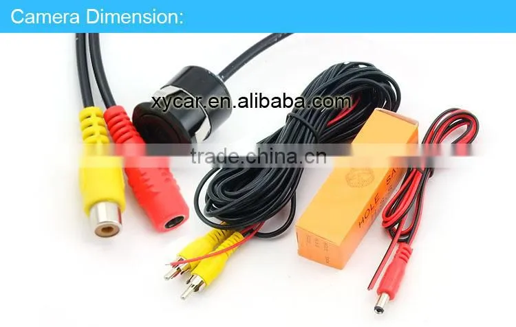 best quality hidden front car camera with mini car frontn camera XY-1603F