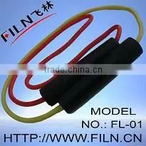 glass tube fuse holder with wire for 5x20 fuse