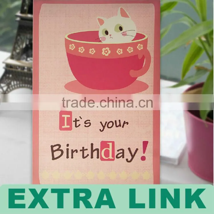 Hot Sale Lovely Happy Birthday Cards
