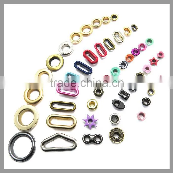 Wholesale Fashion Cheap Colored Metal Eyelet For Shoes