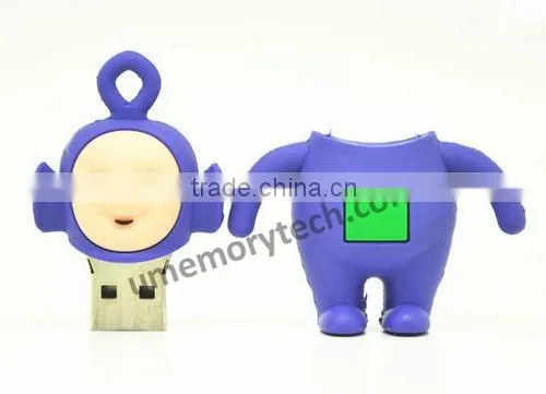 Lovely Teletubbies shape usb flash drive, bulk 4gb usb2.0 pen drive