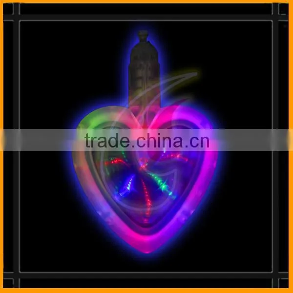 Heart led space tunnel