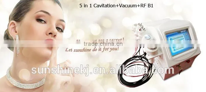 CE approved Portable 5 IN 1 fat splitting system with Cavitation RF